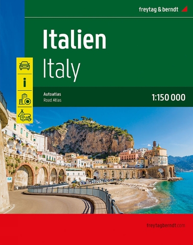 Italy, Larger Country Atlas 1:150.000