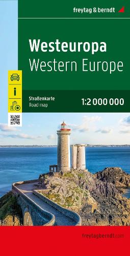 Western Europe, Road map 1:2.000.000