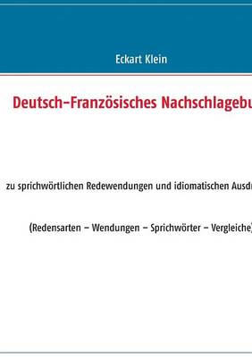 Deutsch-Französisches Nachschlagebuch