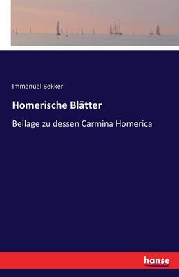 Homerische Bl tter