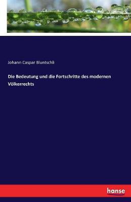 Die Bedeutung Und Die Fortschritte Des Modernen V lkerrechts