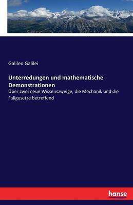 Unterredungen Und Mathematische Demonstrationen