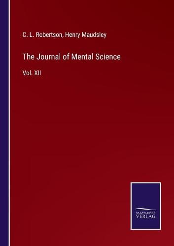 The Journal of Mental Science