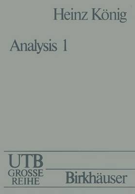 Analysis I