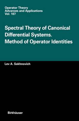 Spectral Theory of Canonical Differential Systems. Method of Operator Identities
