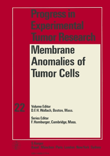 Membrane Anomalies of Tumor Cells