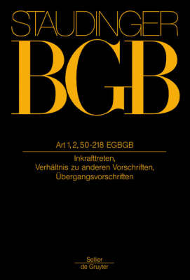Art 1, 2, 50-218 EGBGB