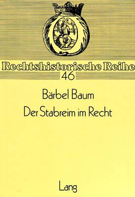 Der Stabreim Im Recht