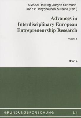Advances in Interdisciplinary European Entrepreneurship Research