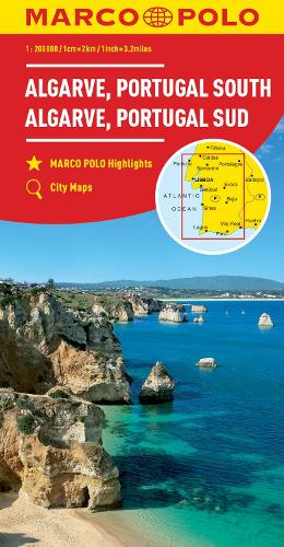 Algarve, Portugal South Marco Polo Map Heavenly Size 1