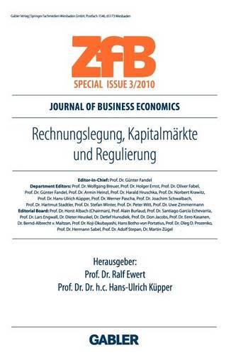 Rechnungslegung, Kapitalmärkte und Regulierung