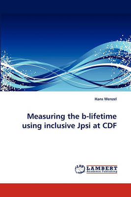 Measuring the B-Lifetime Using Inclusive Jpsi at Cdf