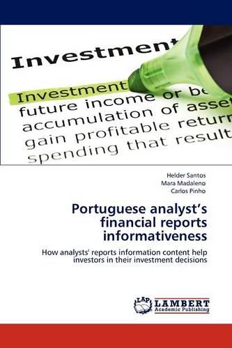 Portuguese Analyst's Financial Reports Informativeness