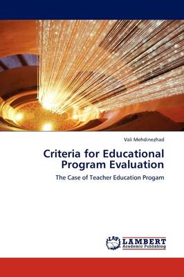 Criteria for Educational Program Evaluation