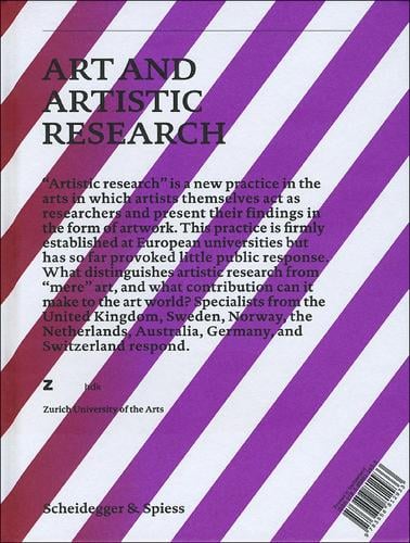 Art and Artistic Research