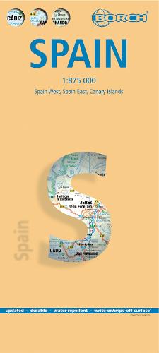 Spain, Spanien, Borch Map