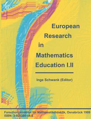 European Research in Mathematics Education I.II