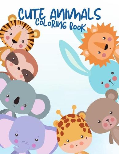 Cute Animals Coloring Book For Kids