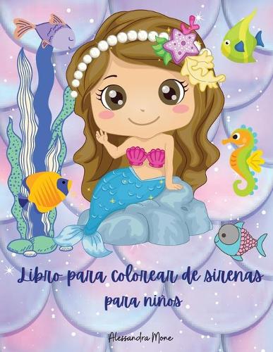 Libro para colorear de sirenas para ninos