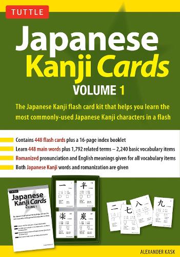 Japanese Kanji Cards Kit Volume 1 Volume 1