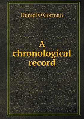 A Chronological Record
