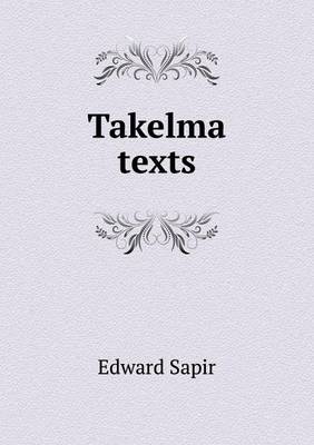 Takelma texts