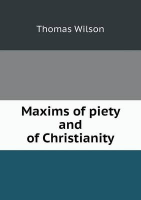 Maxims of piety and of Christianity