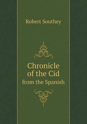 Chronicle of the Cid from the Spanish