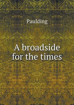 A broadside for the times