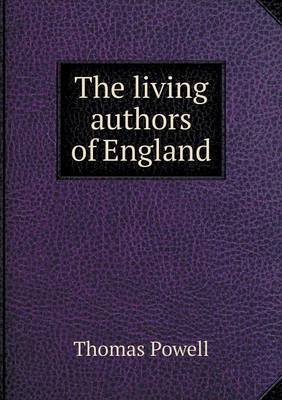 The living authors of England
