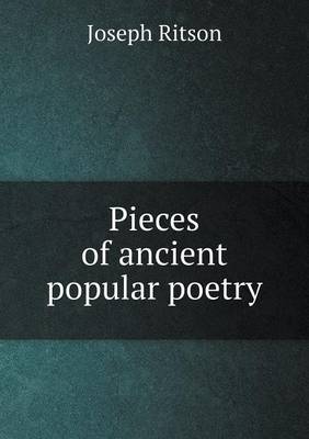 Pieces of ancient popular poetry