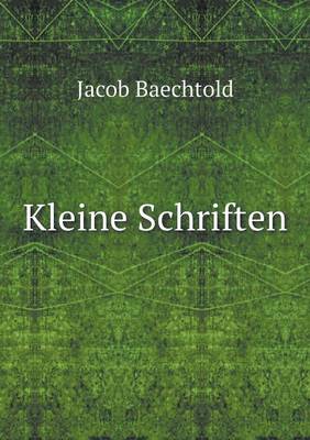 Kleine Schriften