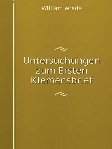 Untersuchungen zum Ersten Klemensbrief
