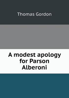 A modest apology for Parson Alberoni