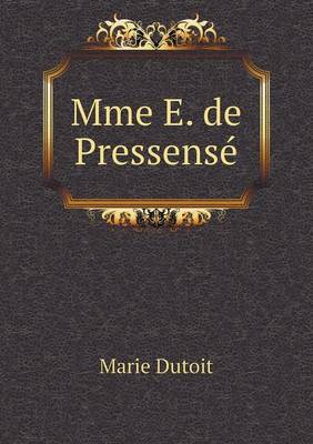 Mme E. de Pressense