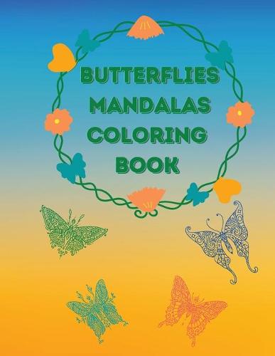 Butterflies Mandalas Coloring Book