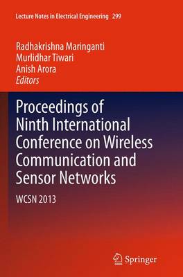 Proceedings of Ninth International Conference on Wireless Communication and Sensor Networks