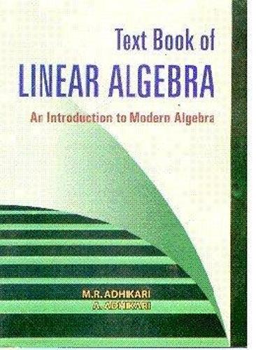 Textbook of Linear Algebra