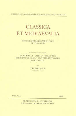 Classica et Mediaevalia: v. 45