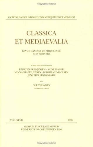 Classica et Mediaevalia vol. 47