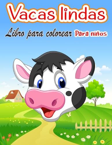 Libro para colorear de vacas lindas para ninos