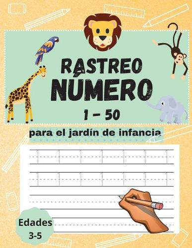 Libro de trazado de numeros 1-50 para preescolares