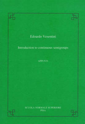 Introduction to continuous semigroups