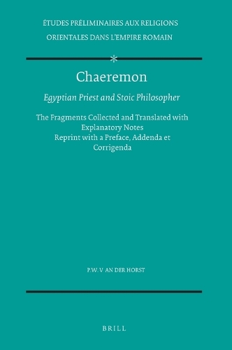 Chaeremon, Egyptian Priest and Stoic Philosopher
