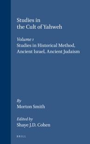 Studies in the Cult of Yahweh