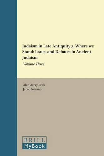 Judaism in Late Antiquity 3. Where we Stand: Issues and Debates in Ancient Judaism