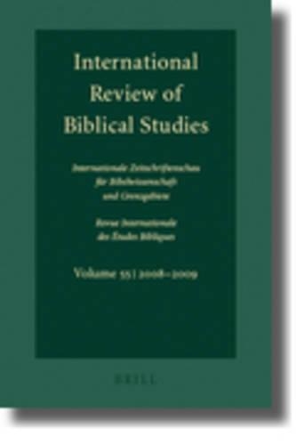 International Review of Biblical Studies, Volume 55 (2008-2009)