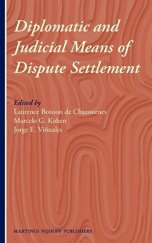 Diplomatic and Judicial Means of Dispute Settlement