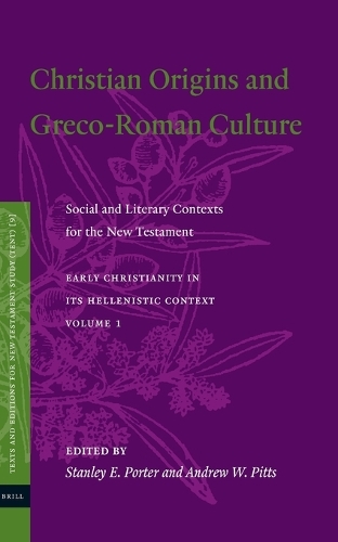 Christian Origins and Greco-Roman Culture