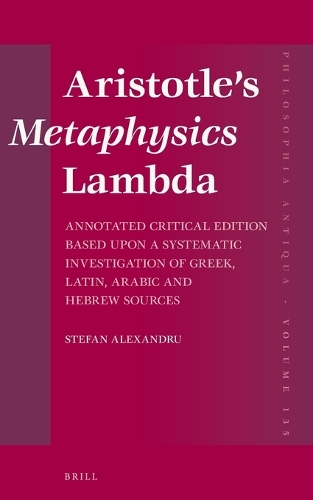 Aristotle’s Metaphysics Lambda